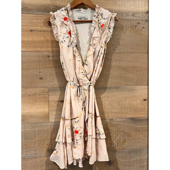 ALLSAINTS Ari Kora Mini Dress Size US 8 - Picture 6 of 14